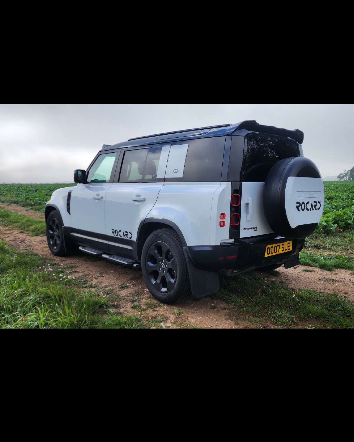 Black Reflective Car Sticker Set