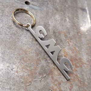 Stainless Steel GMC Keyfob