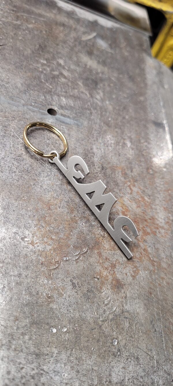 Stainless Steel GMC Keyfob