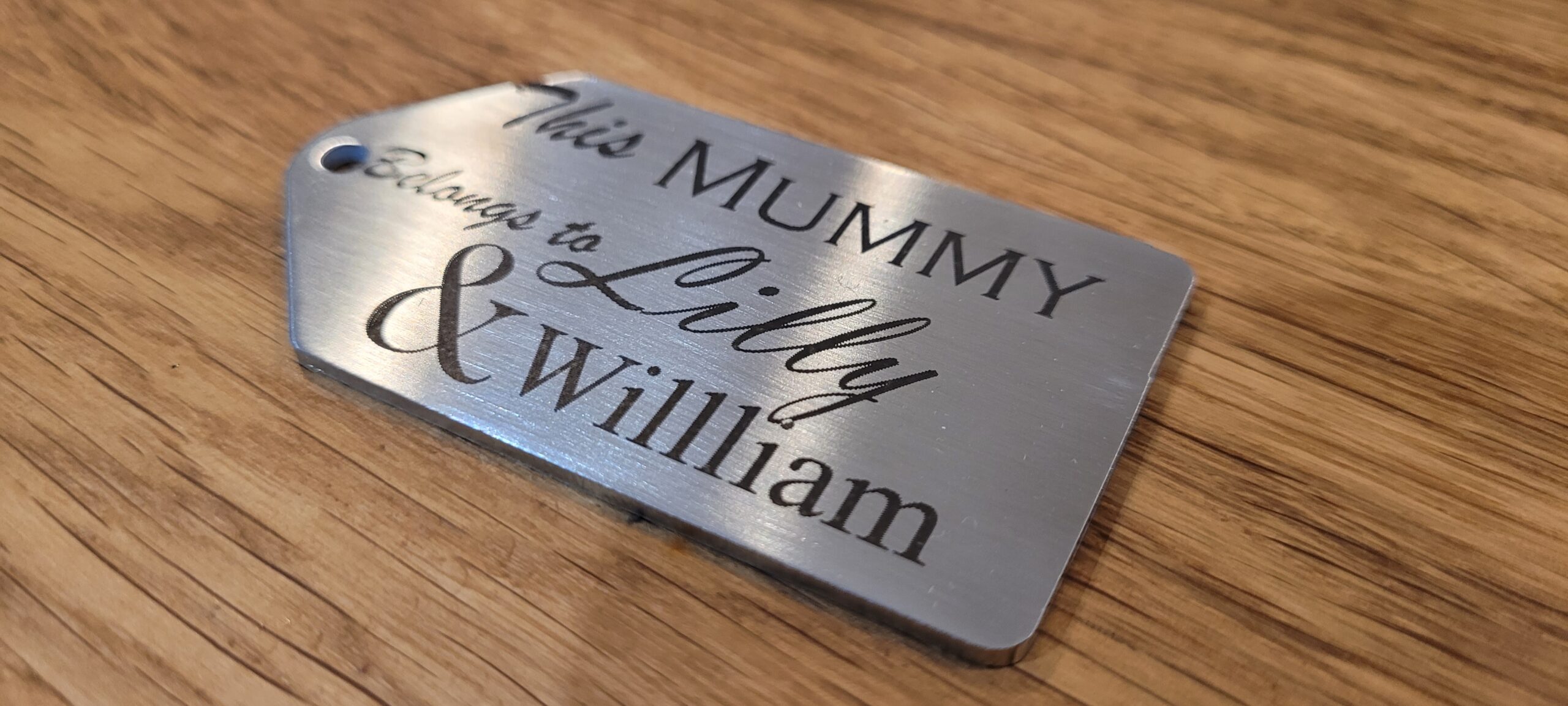 Custom Laser Etched Keyfob